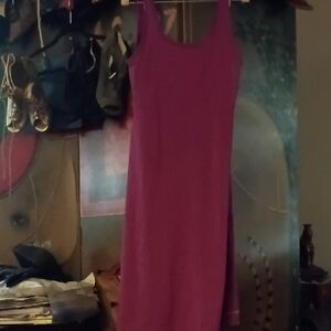 Columbia Plum Sleeveless Scoop Cute Tank Dress